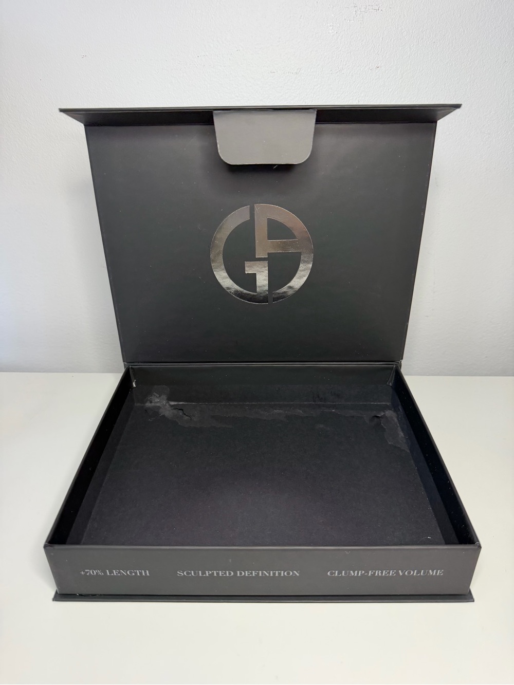 ARMANI Black Logo Gift Box / storage box home decor - Picture 3 of 3